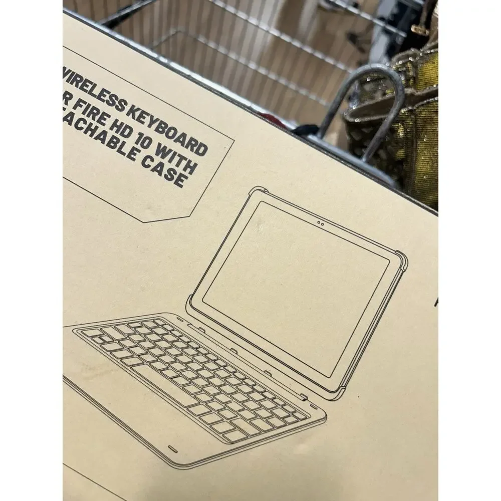 Wireless Keyboard Case For Fire HD With Detachable Case